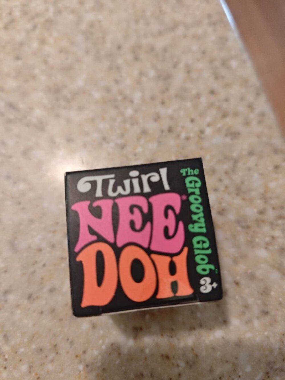 Nee Doh® Twirl The Groovy Glob Squish Toy - yellow - 1.25"